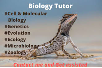 tutor you in cell and molecular biology, genetics, evolution, ecology