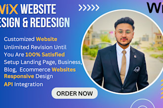 design or redesign customized wix and velo website