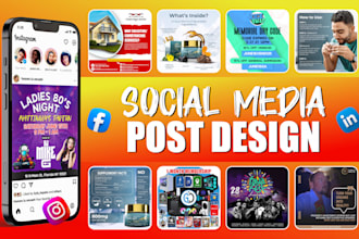 design social media post, instagram post, facebook post and canva templates