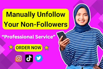 manually unfollow instagram followings