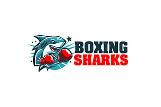 design boxing sharks logo for new clothing line