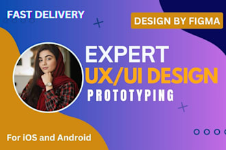 design UI UX for mobile app, websites, dashboard, mockups using figma quickly