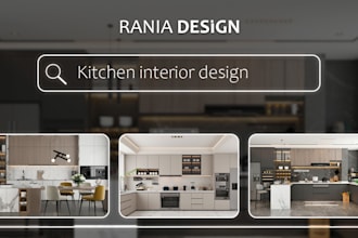 do 3d interior design of bedroom, kitchen, bathroom, living room, 3d rendering