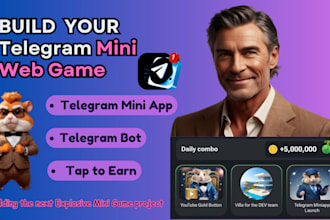crypto telegram game, telegram bot, telegram mini web game, p2e crypto earn web3