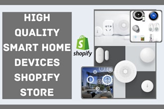 design smart home devices shopify store, phone and tablet holders, tech gadgets