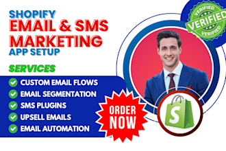 setup shopify email sms marketing yopto klaviyo avada recart privy omnisend app