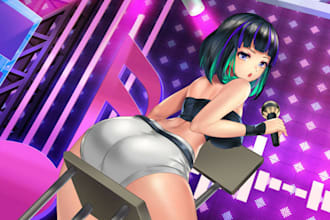 create, edit, fix mmd model, vtuber, vrchat, nsfw model, koikatsu, vrm, vroid