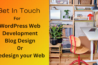 do wordpress web development, blog, design or redesign