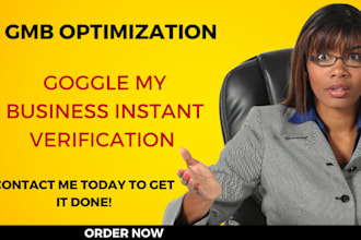 gmb instant verification and optimization for local SEO