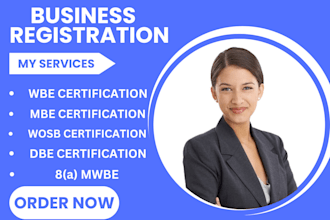 help you obtain mbe sba wosb wbe dbe and 8a mwbe certifications