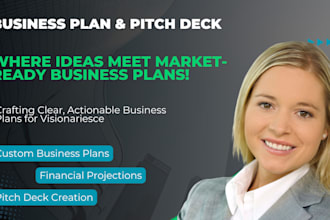 create a complete business plan, pitch deck, or proposal for your business