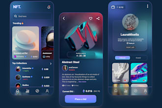 do modern and user focused UI design for mobile, web, app and more