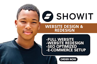 design showit website or redesign showit website professionally
