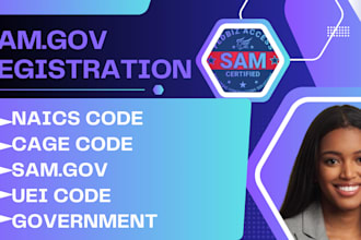 do sam gov registration, uei, naics code, cage code and non profit registration