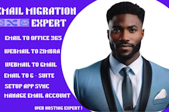 do seamless email maigration to gmail, office 365, cpanel webmail, zimbra, gsuit