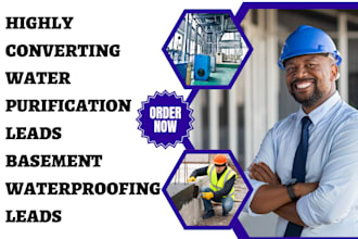 generate water purification leads basement waterproofing leads