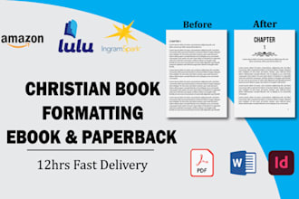 design, format christian ebook, daily devotional, prayer book journal amazon kdp