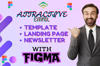 convert figma designs into klaviyo email templates, landing pages and newsletter