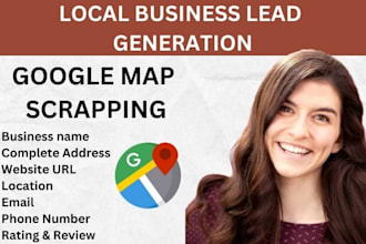 do local business lead generation google map scraping to find email leads