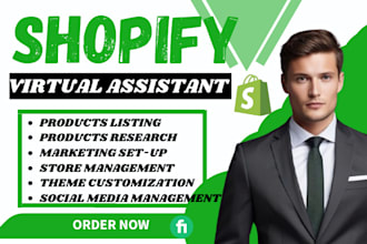 be your shopify virtual assistant shopify store manager shopify website design