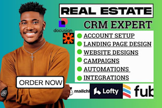 setup follow up boss lofty docusign mailchimp  real estate website ai automation