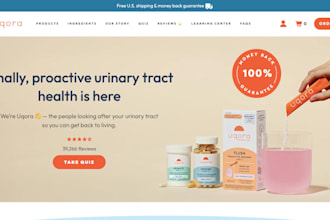design multivitamin supplement shopify website probiotics herbal website health