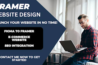 do responsive framer website design, framer landing page,figma to framer webflow