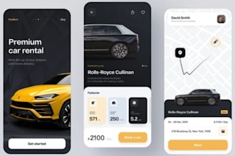 build car rental app booking app car aution app ca wash app taxi booking app