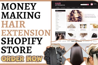 build hair extension shopify hair extension shopify store hair extension website