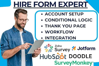 do zoho forms jotform hubspot forms surveysparrow surveymonkey formplus doodle