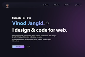 design portfolio for students and working professionals
