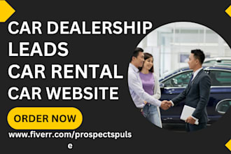 generate car dealership leads car dealer rental car financing automotive website