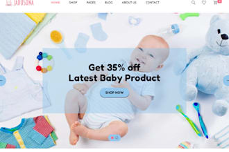 design baby carriers shopify store baby product store baby swings website