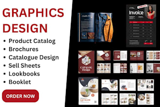 design digital product catalog, catalogue, lookbook, retail, brochure, flyer