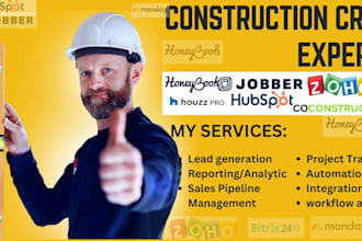 setup jobnimbus cocontractor houzz buildertrend zoho leap pipedrive