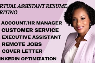 write your winning VA, customer support, executive assistant, hr manager resumes