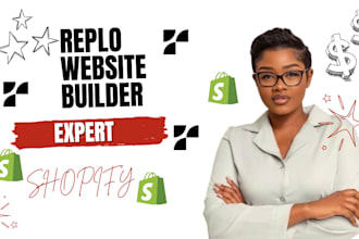 build or clone shopify landing page and one product store with replo