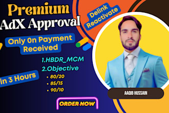 provide ma adx premium approval from google certified company in 3 hours