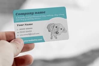 do unique cards for pet businesses