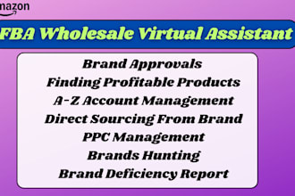 do amazon fba wholesale product hunting with brand approval