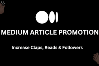 do organic promotion for your vocal media and medium article