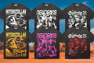 make awesome streetwear brutalism design for tshirt