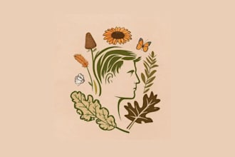 design mascot super native gardener logo