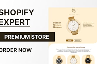 design modern shopify store, customize theme and custom code