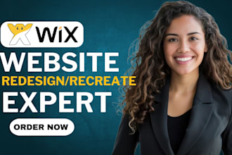 redesign wix website revamp wix site rebuild wix site recreate wix studio site
