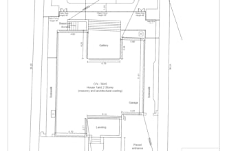 make plot plans, plat plans from google map for city permit