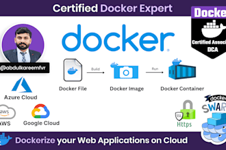 dockerize your applications on AWS, azure, and google cloud