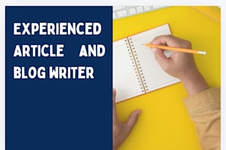 write article on any topic