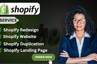 design, redesign shopify landing page with pagefly, clone shopify store