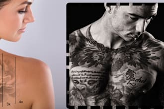 do for you a tattoo design in body parts